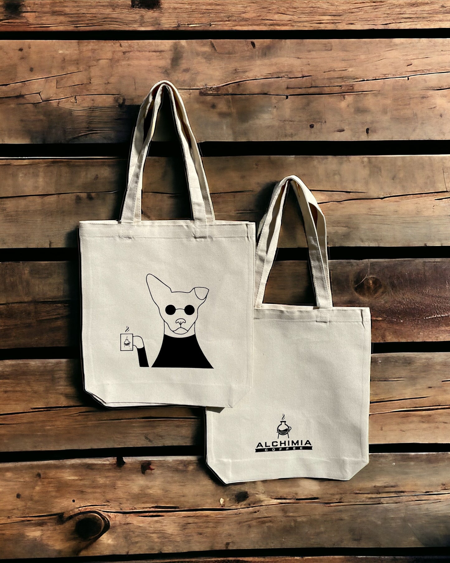 Canvas Tote - Alchimia Coffee Dog